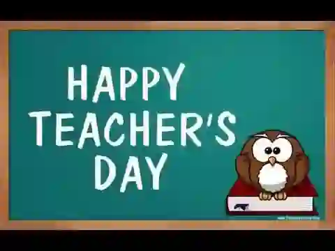Wishing you a Teacher's Day of I was lucky to have a teacher as wonderful as you are. Wishing you a Teacher's Day that’s full of joyous...